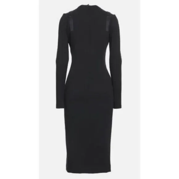 Dolce & Gabbana Black Midi Sheath Dress Made in Italy NWOT Size 36/0 - Picture 11 of 12